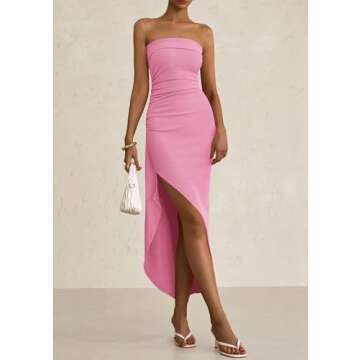 Elegant PRETTYGARDEN Women's Off Shoulder Bodycon Dress