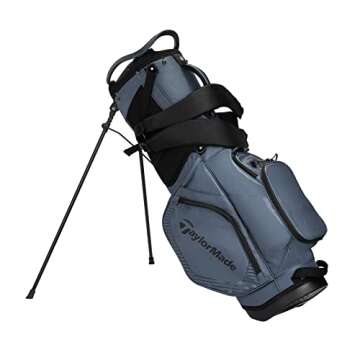 TaylorMade Golf PRO Stand Bag in Charcoal – Lightweight with 8 Way Top Design