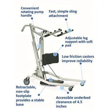 Invacare GHS350 Hydraulic Sit to Stand Patient Lift