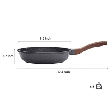 SENSARTE Nonstick Frying Pan - Swiss Granite Kitchen Essential