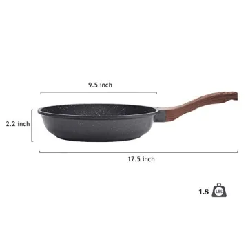 SENSARTE Nonstick Frying Pan - Swiss Granite Kitchen Essential