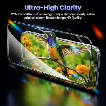 Fonowlo iPhone 16Pro Screen Protector - Military Grade 9H+