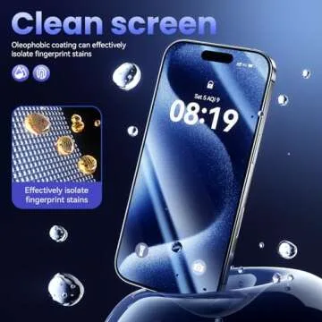 Fonowlo iPhone 16Pro Screen Protector - Military Grade 9H+