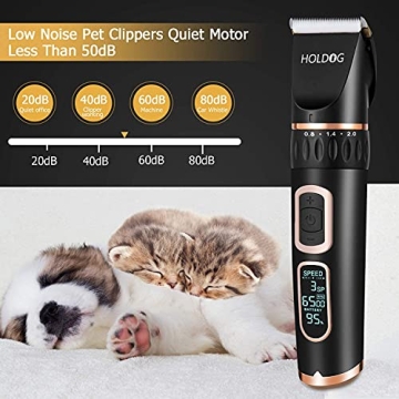 Heavy Duty Low Noise Pet Grooming Clipper 3-Speed