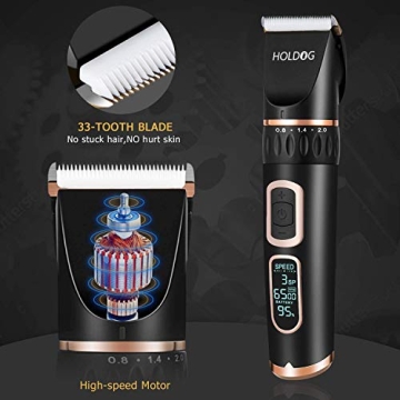 Heavy Duty Low Noise Pet Grooming Clipper 3-Speed