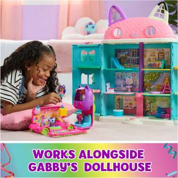 Gabby's Dollhouse Party Bus Playset with Figures