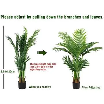 Stunning 4ft Artificial Kentia Palm Tree for Home Decor