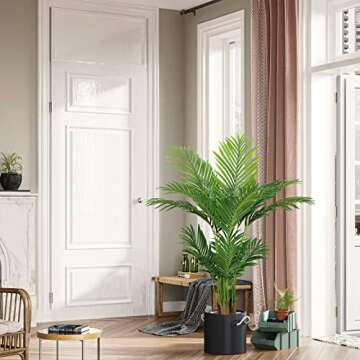 Stunning 4ft Artificial Kentia Palm Tree for Home Decor