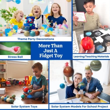 Engaging Solar System Stress Ball Set: Fun & Educational Toys