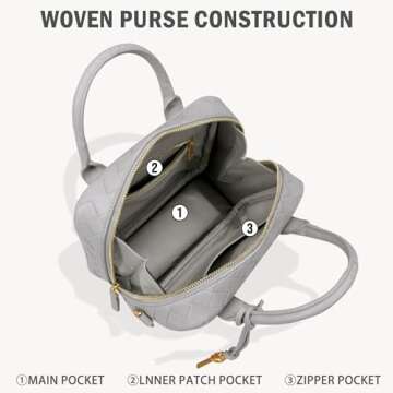 GASSDA Woven Bag - Stylish Multi-Functional Handbag for Women