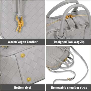 GASSDA Woven Bag - Stylish Multi-Functional Handbag for Women