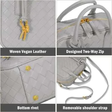 GASSDA Woven Bag - Stylish Multi-Functional Handbag for Women