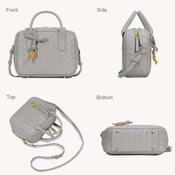 GASSDA Woven Bag - Stylish Multi-Functional Handbag for Women