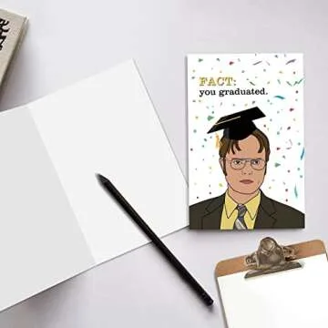 Funny Graduation Card For Him Her from The Office