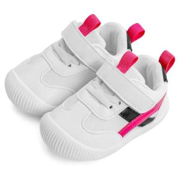 Baby Shoes Boys Girls First Walkers Cute Animals Toddler Sneakers Prewalkers Rubber Sole