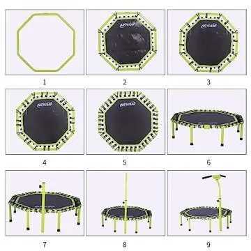 Newan 48" Fitness Trampoline for Safe Home Workouts