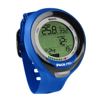 Mares Puck Pro+ Wrist Dive Computer | Ultra Flat Design Watch-Style One Button Control Underwater Sc...