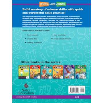 180 Days™: Science, Earth and Space Science for 4th Grade Practice Workbook for Classroom and Home, Cool and Fun Practice Created by Teachers (180 Days of Practice)