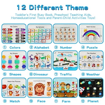 Busy Book - Educational Toys for Kids Aged 2-4