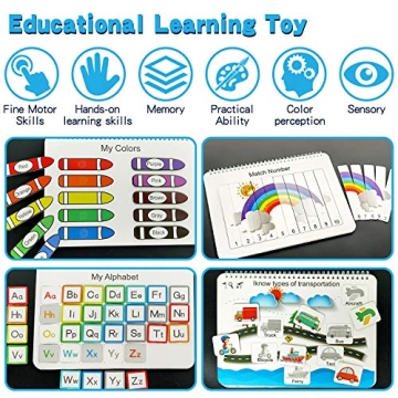 Busy Book - Educational Toys for Kids Aged 2-4
