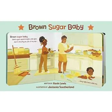 Brown Sugar Baby Board Book for Mothers and Newborns