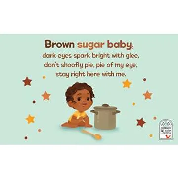 Brown Sugar Baby Board Book for Mothers and Newborns