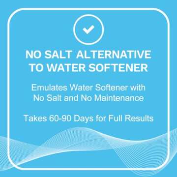 EDDY Inductive No Salt Water Softener Alternative | Electronic Water Descaler for Whole House | Redu...