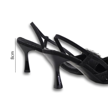 Elegant Denim Kitten Heels - Stylish Women's Pumps