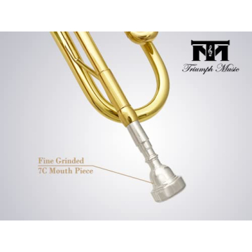 Quality Triumph Bb Trumpet Set for Beginners with Accessories