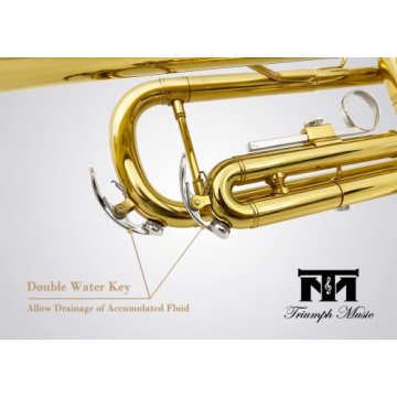 Quality Triumph Bb Trumpet Set for Beginners with Accessories