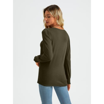 Trendy Long Sleeve Casual Tops for Women 2024