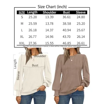 Trendy Long Sleeve Casual Tops for Women 2024