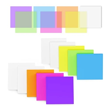 Transparent Sticky Notes 500 Pcs MIUTME Waterproof Memo Pads