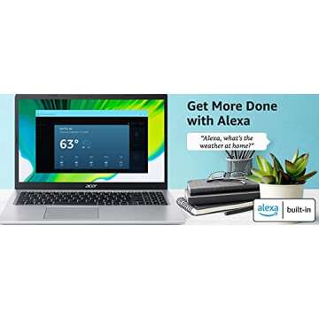 acer 2022 Aspire 5 Slim Laptop, 15.6 inch FHD IPS Display, 11th Gen Intel Core i3-1115G4 Processor (Beats Ryzen 3 3250U), WiFi 6, Amazon Alexa, Windows 11 Home in S Mode (12GB RAM | 512GB SSD)