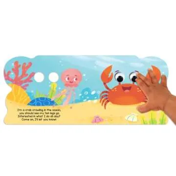 Ocean Days with Crab - Touch and Feel Board Book - Sensory Board Book