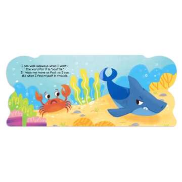 Ocean Days with Crab - Touch and Feel Board Book - Sensory Board Book