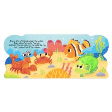 Ocean Days with Crab - Touch and Feel Board Book - Sensory Board Book