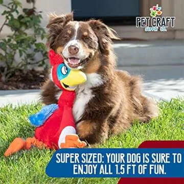 Giggling Puffin & Parrot Dog Toys for Fun Play
