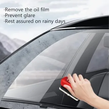 Universal Automotive Oil Film Cleaning Brush for Clarity