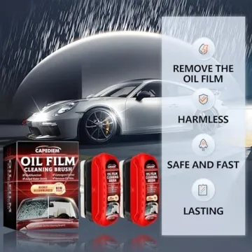 Universal Automotive Oil Film Cleaning Brush for Clarity