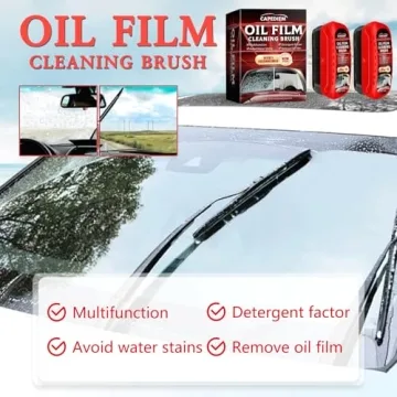 Universal Automotive Oil Film Cleaning Brush for Clarity