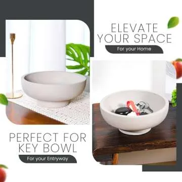 Modern FNTSTICGOODS Concrete Fruit Bowl for Stylish Kitchens