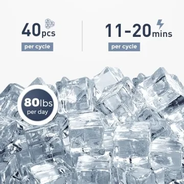 ICEVIVAL Ice Maker Machine - 80Lbs Daily Output
