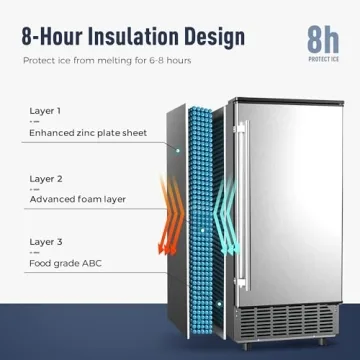 ICEVIVAL Ice Maker Machine - 80Lbs Daily Output