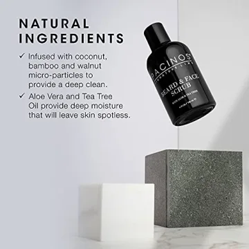 Pacinos Beard and Face Exfoliating Scrub for Men