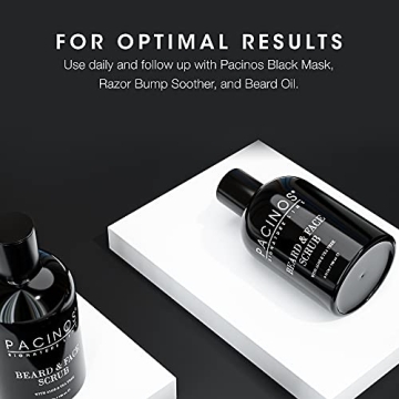 Pacinos Beard and Face Exfoliating Scrub for Men