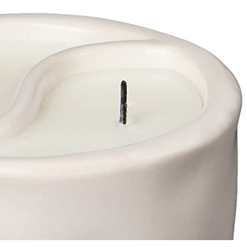 Paddywax Yin Yang Candle Black Salt Teakwood 11-Ounce