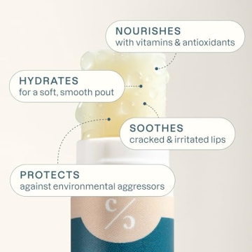 Cliganic Organic Lip Balm Set - Moisturizing 6 Flavors Available