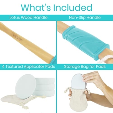 Vive Lotion Applicator - Long Handle for Easy Skincare