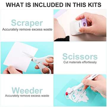 CAREGY Vinyl Weeding Tool Kit - 3 Essential Tools